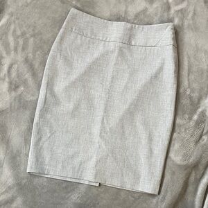 [SOLD] The Limited Light Gray Pencil Skirt